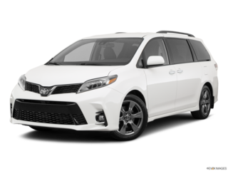 2019 toyota sienna angled front