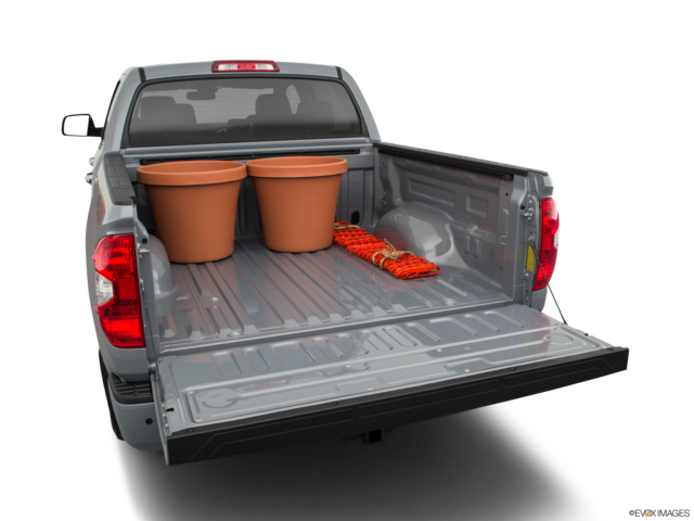 2019 toyota tundra cargo area with stuff