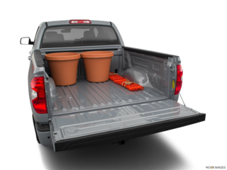 2019 toyota tundra cargo area with stuff