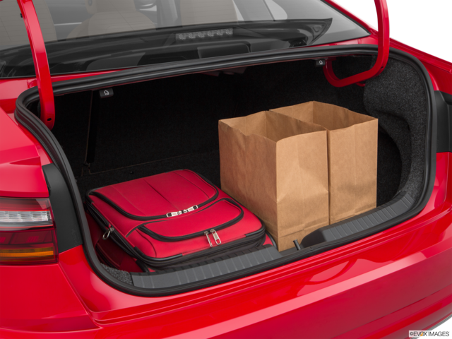 2019 volkswagen jetta cargo area with stuff