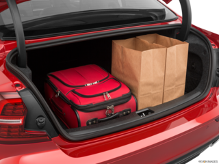 2019 volvo s60 cargo area with stuff