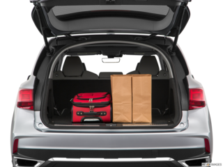 2020 acura mdx cargo area with stuff