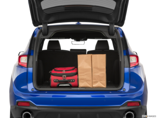 2020 acura rdx cargo area with stuff