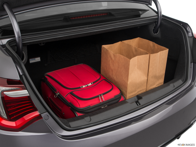 2020 acura rlx cargo area with stuff