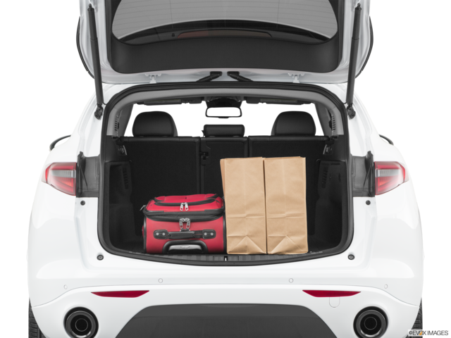 2020 alfa-romeo stelvio cargo area with stuff