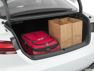 2020 audi a5 cargo area with stuff