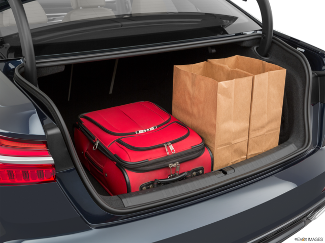 2020 audi a6 cargo area with stuff