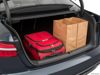 2020 audi a6 cargo area with stuff