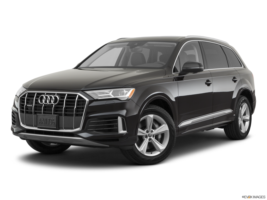 2020 audi q7 angled front