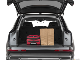 2020 audi q7 cargo area with stuff