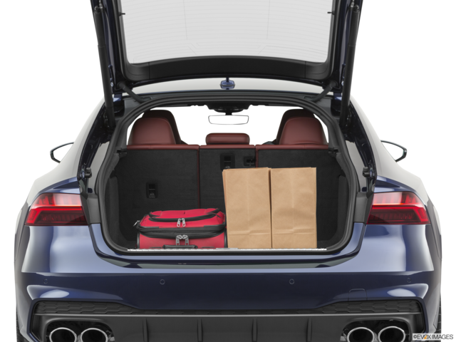 2020 audi s7 cargo area with stuff