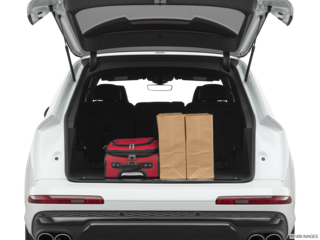 2020 audi sq7 cargo area with stuff