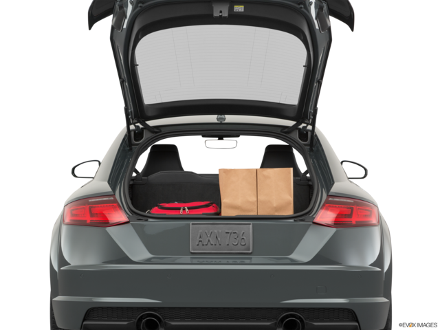 2020 audi tt cargo area with stuff
