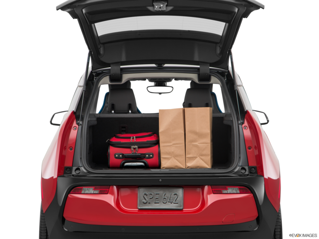 2020 bmw i3 cargo area with stuff