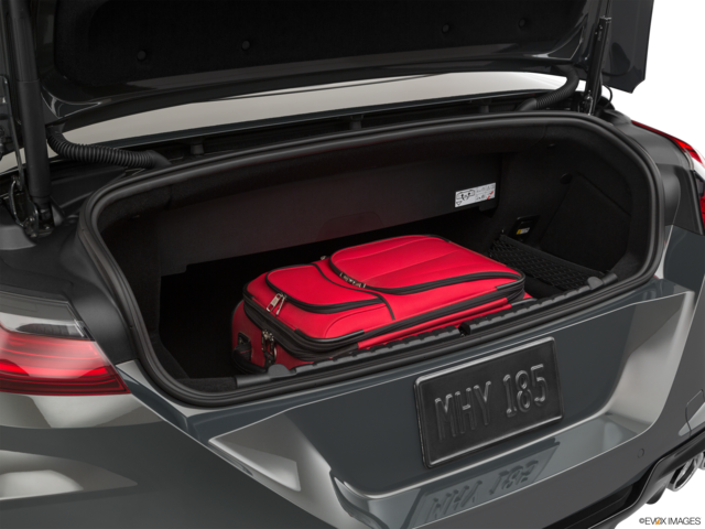 2020 bmw m8 cargo area with stuff