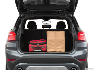 2020 bmw x1 cargo area with stuff