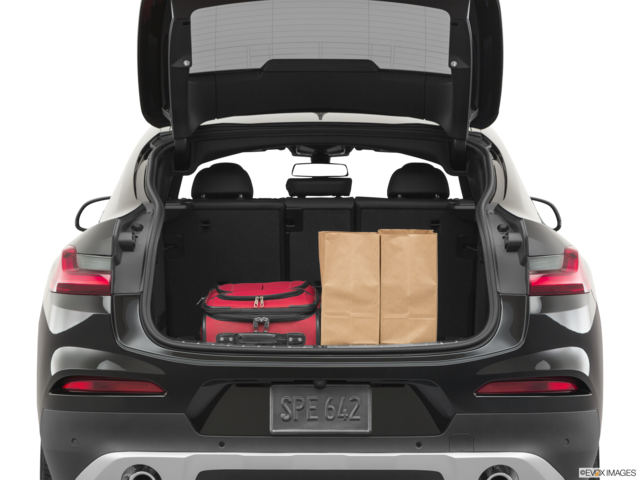 2020 bmw x4 cargo area with stuff