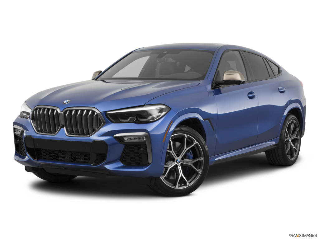 2020 bmw x6 angled front