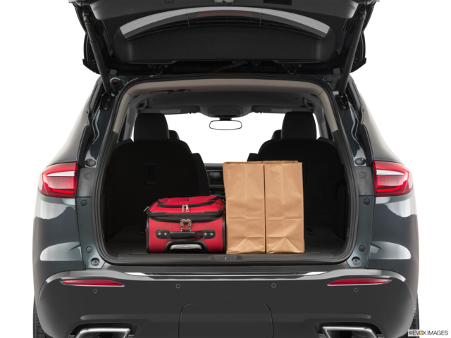 2020 buick enclave cargo area with stuff