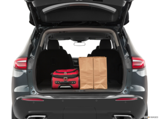 2020 buick enclave cargo area with stuff