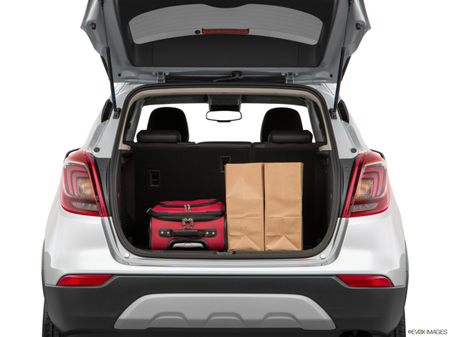 2020 buick encore cargo area with stuff