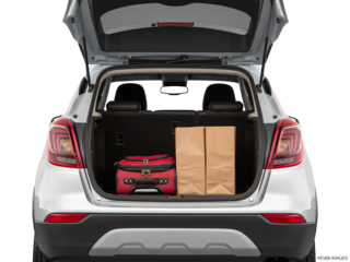 2020 buick encore cargo area with stuff