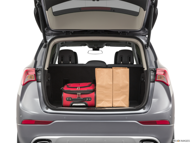 2020 buick envision cargo area with stuff
