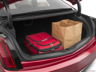 2020 cadillac ct6 cargo area with stuff