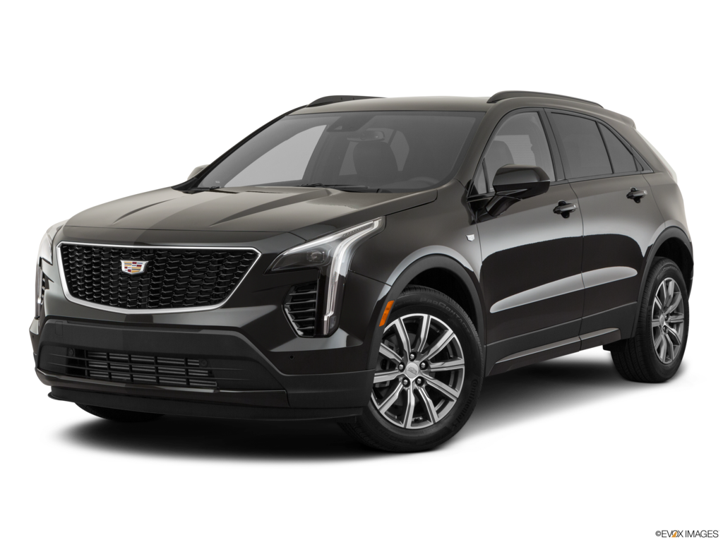 2020 cadillac xt4 angled front