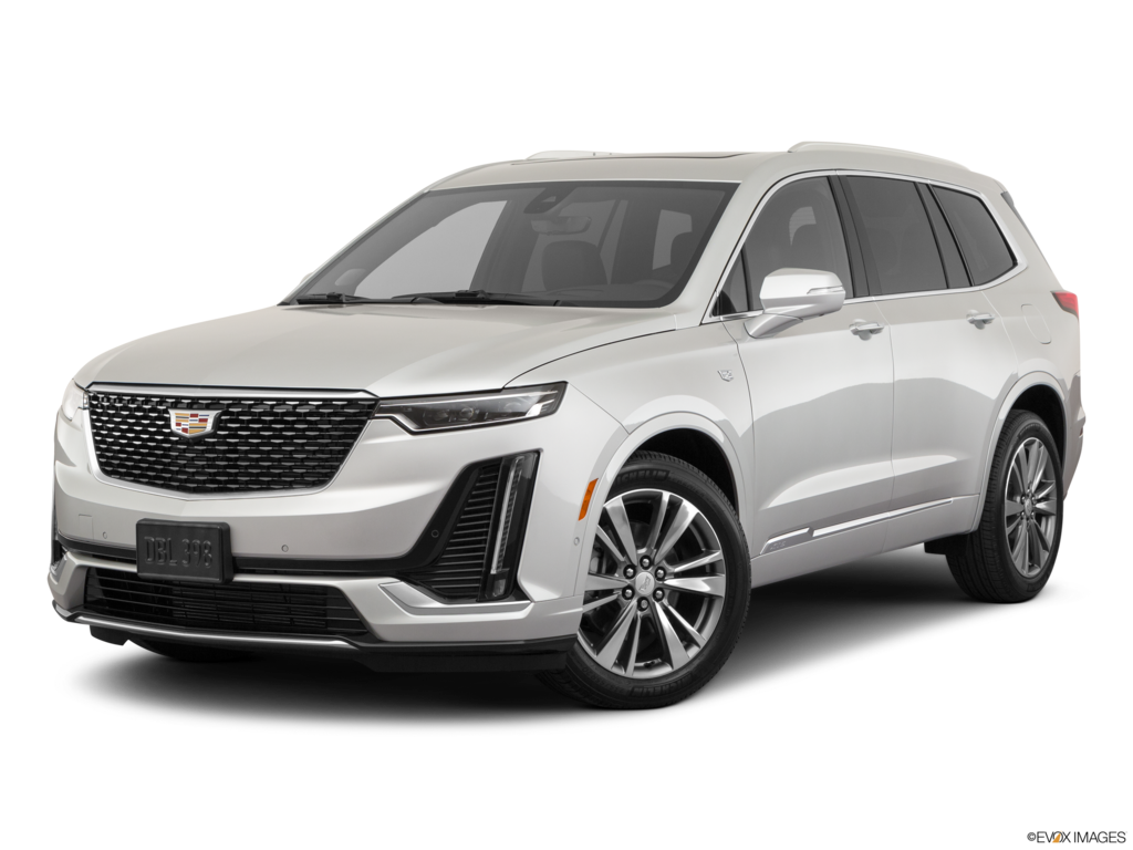 2020 cadillac xt6 angled front