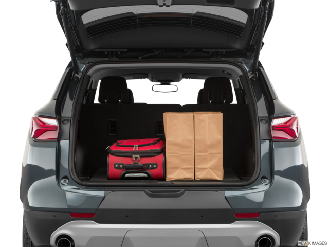 2020 chevrolet blazer cargo area with stuff