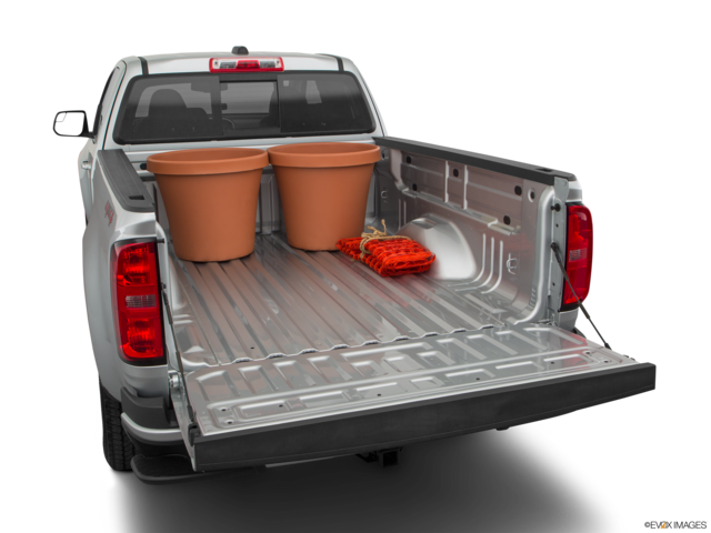 2020 chevrolet colorado cargo area with stuff