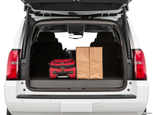 2020 chevrolet tahoe cargo area with stuff