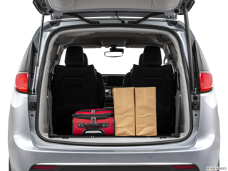 2020 chrysler pacifica-hybrid cargo area with stuff