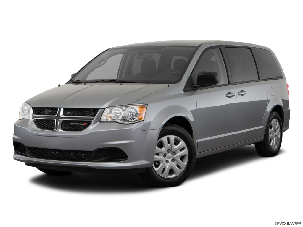 2020 dodge grand-caravan angled front
