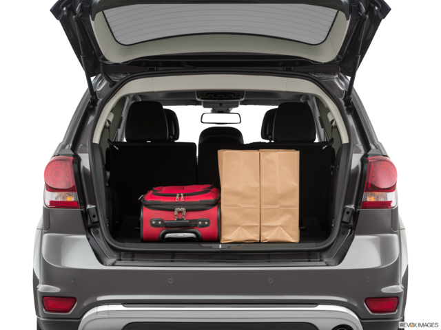 2020 dodge journey cargo area with stuff