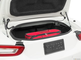 2020 fiat 124-spider cargo area with stuff