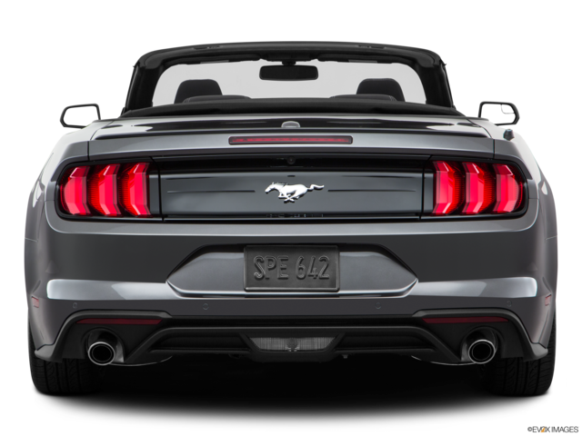 2020 ford mustang back