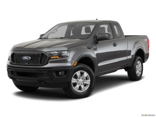 2020 ford ranger angled front