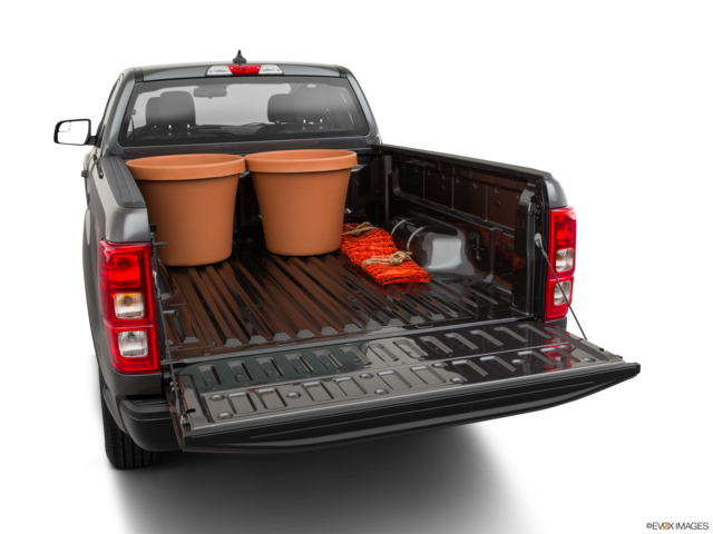 2020 ford ranger cargo area with stuff