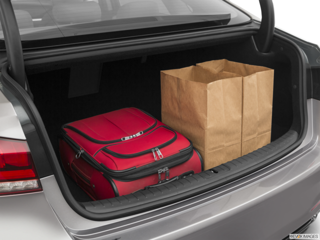 2020 genesis g80 cargo area with stuff