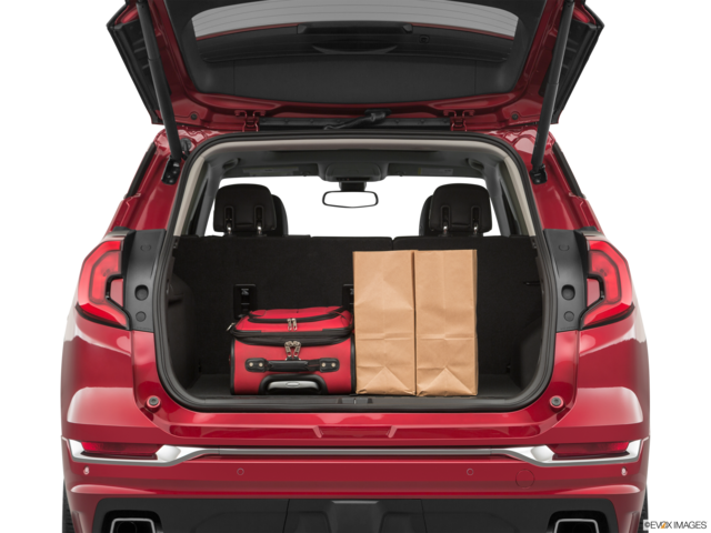 2020 gmc terrain cargo area with stuff