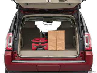 2020 gmc yukon cargo area with stuff