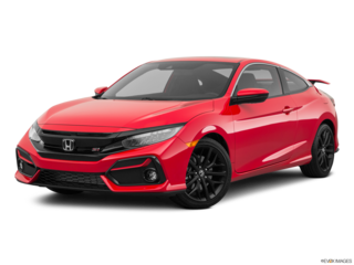 2020 honda civic angled front