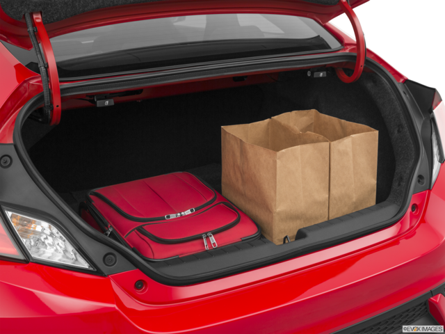 2020 honda civic cargo area with stuff