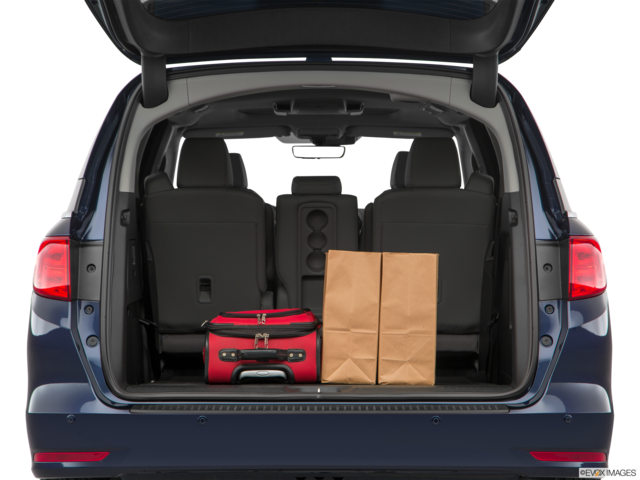 2020 honda odyssey cargo area with stuff