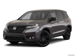 2020 honda passport angled front