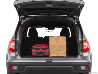 2020 honda passport cargo area with stuff