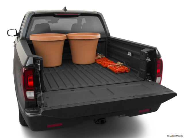 2020 honda ridgeline cargo area with stuff