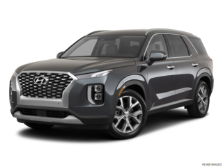 2020 hyundai palisade angled front